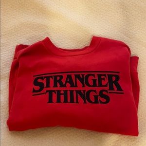 Stranger Things pullover sweatshirt